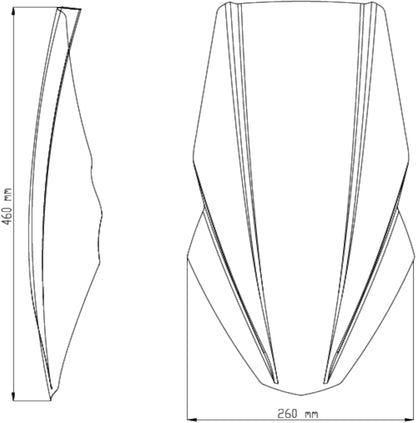 Puig New Generation Touring Windscreen Kawasaki Z650 2017-2019