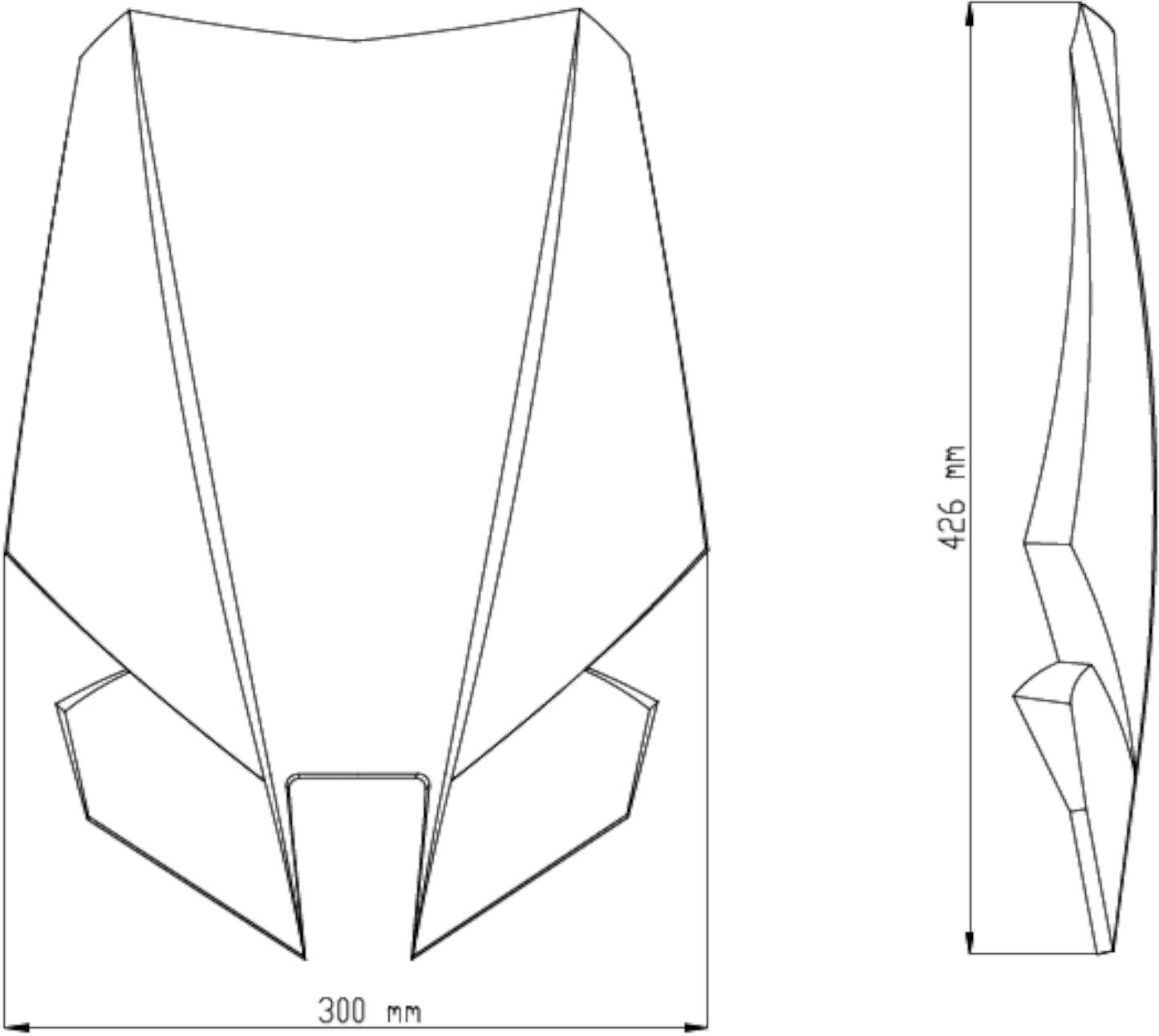 Puig New Generation Touring Windscreen Yamaha MT-09 2017-2020 - Adventure Parts