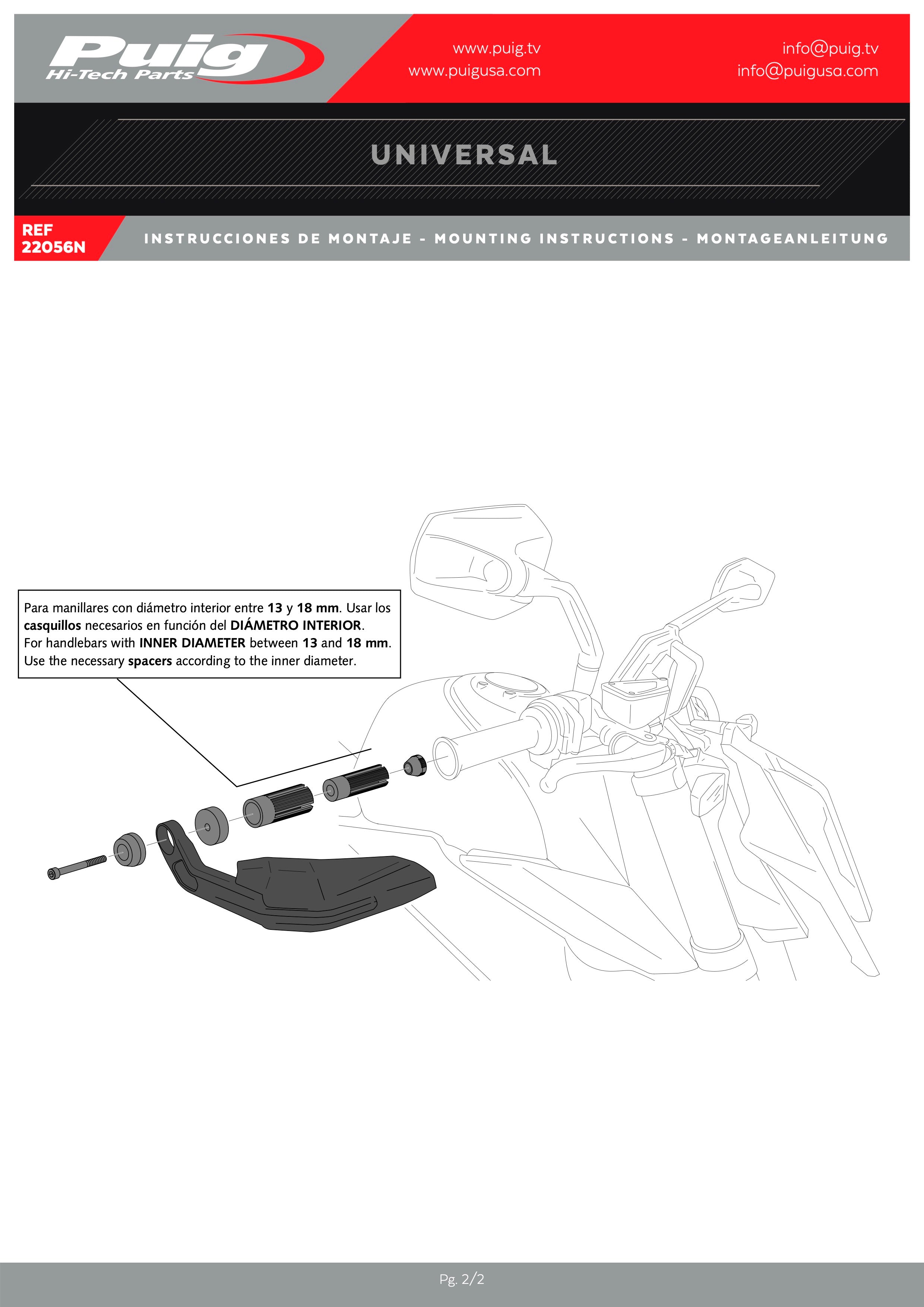 Puig Avant Handguards SUZUKI BANDIT 1200 1996-2006