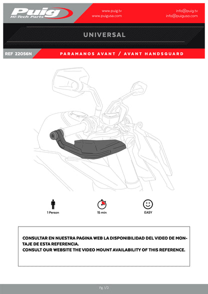 Puig Avant Handguards SUZUKI GSX-R600 1989-2025