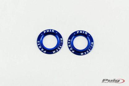 Puig PHB19 Front Fork Sliders - Anodized Aluminum Ring Set