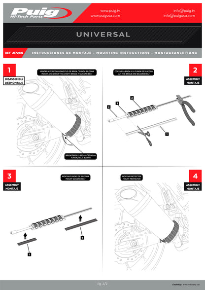 Puig Exhaust Protector Universal