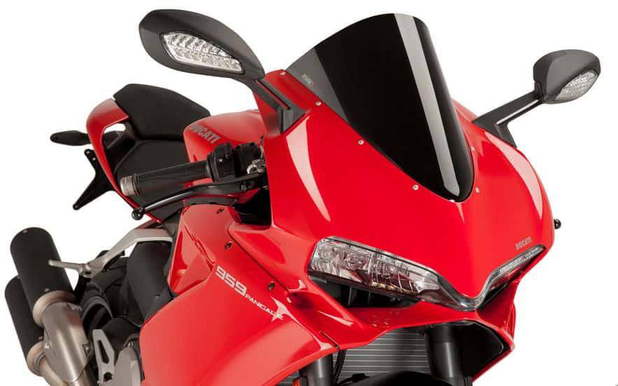 Puig R-Racer Windscreen Ducati Panigale 959 2016-2019, 1299 2015-2017