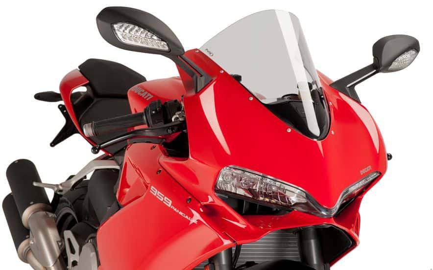 Puig R-Racer Windscreen Ducati Panigale 959 2016-2019, 1299 2015-2017