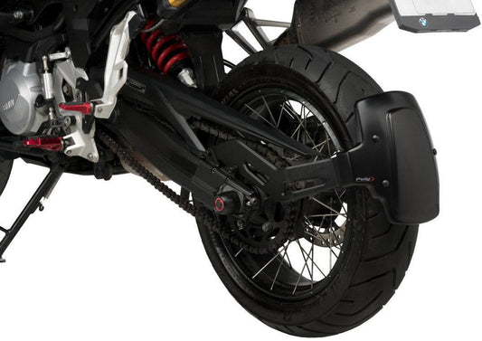 Puig Single Swing Arm Fender BMW F750GS F800GS F850GS 2018-2024 Matt Black - Adventure Parts