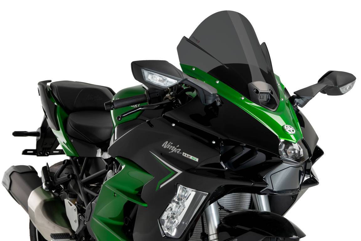 値下げ！Puig 9704W レーシングスクリーン CLEAR H2 SX SE Kawasaki Ninja H2 SX (2018 - 2022) Puig Z-Racing Transparent