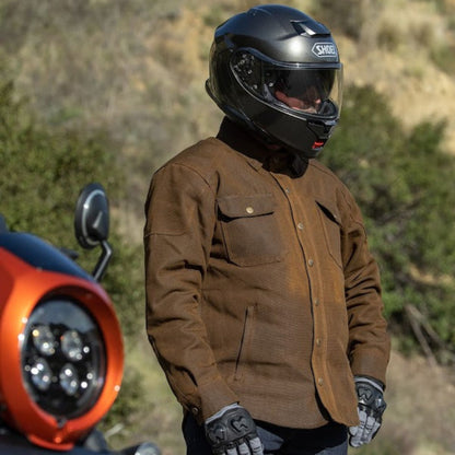 Cortech Rambler Wax Cotton Riding Jacket - Adventure Parts