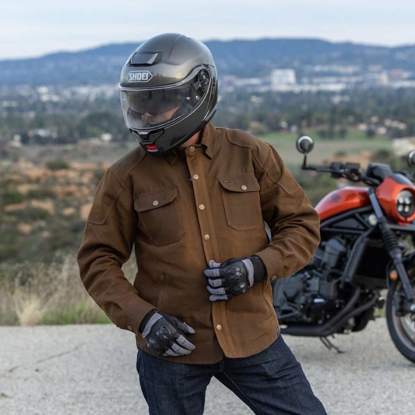 Cortech Rambler Wax Cotton Riding Jacket - Adventure Parts