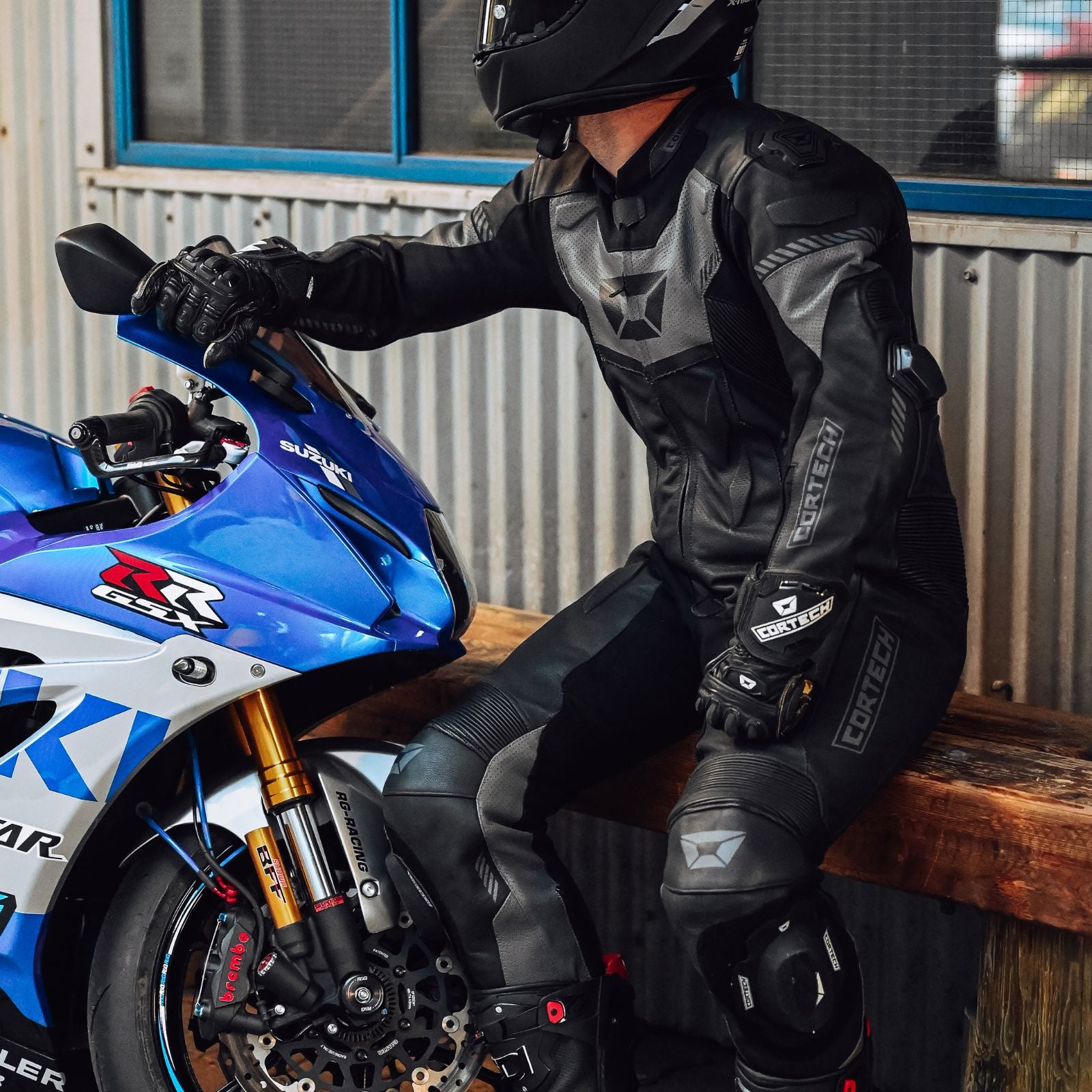 Cortech Revo Sport Air Men's 1-Piece Leather Suit - Adventure Parts