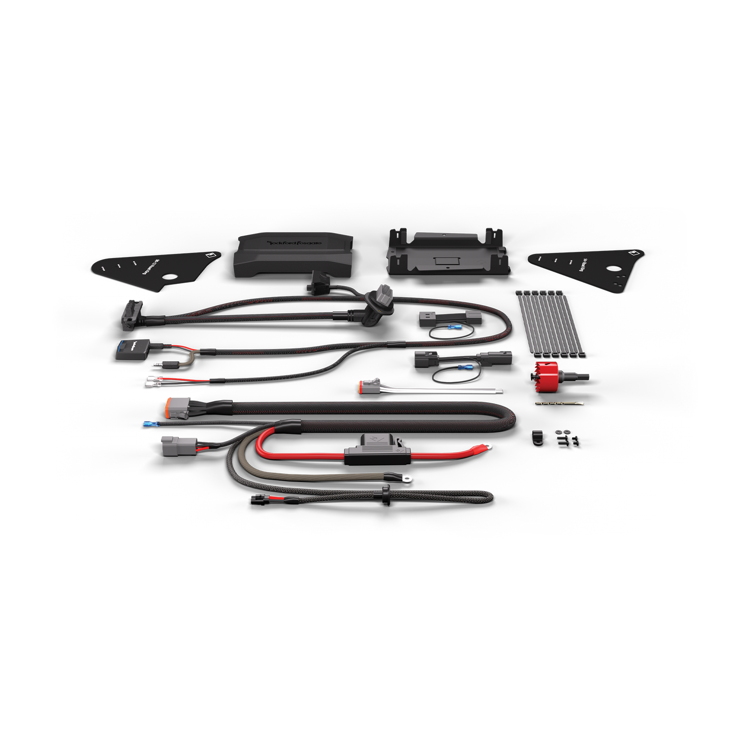 Rockford Fosgate Complete Amp Install Kit Harley-Davidson Road King (Gen-2) 1998+