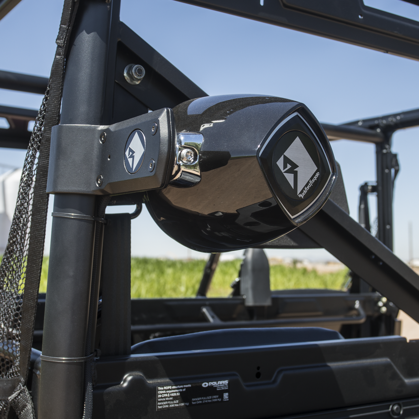 Rockford Fosgate 400 watt stereo, front lower speaker, rear speaker, subwoofer kit Polaris RANGER® models (Gen-1) 2015-2017