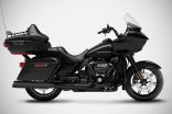 ZARD Exhaust Slip-Ons 4.33 Inches Slash-Cut Harley Davidson Road Glide Limited 2006-2016