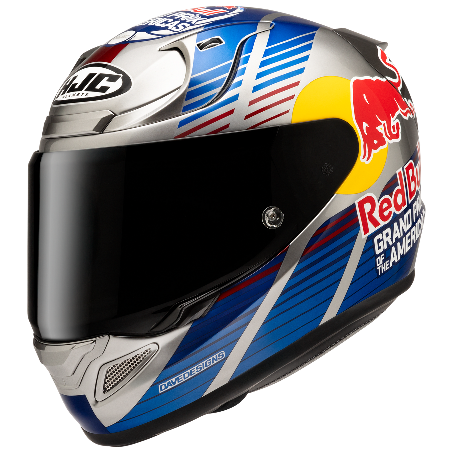 HJC RPHA 12N Red Bull Austin GP 2 Helmet 2XL