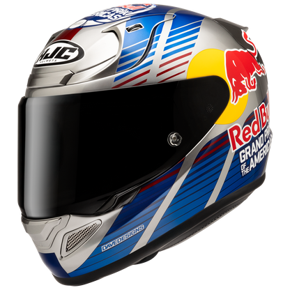 HJC RPHA 12N Red Bull Austin GP 2 Full Face Motorcycle Helmet