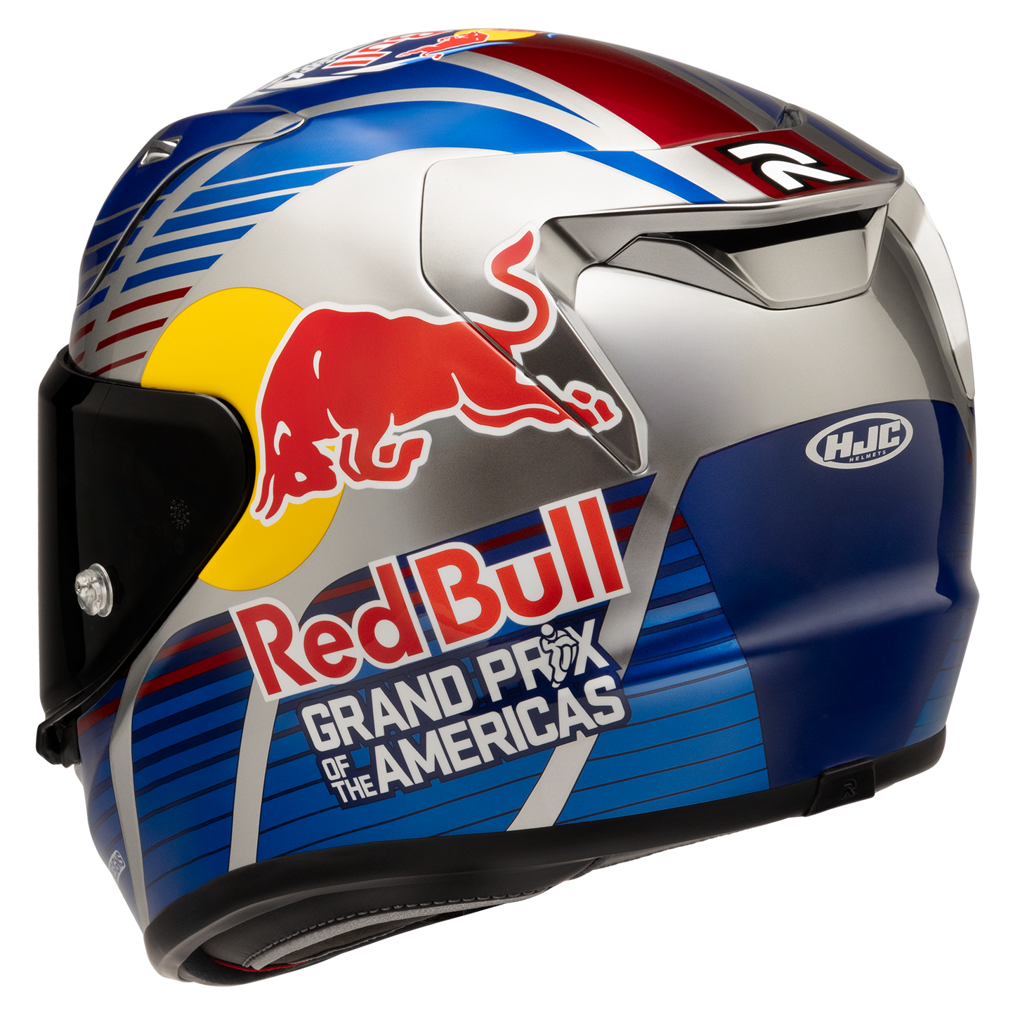 HJC RPHA 12N Red Bull Austin GP 2 Full Face Motorcycle Helmet