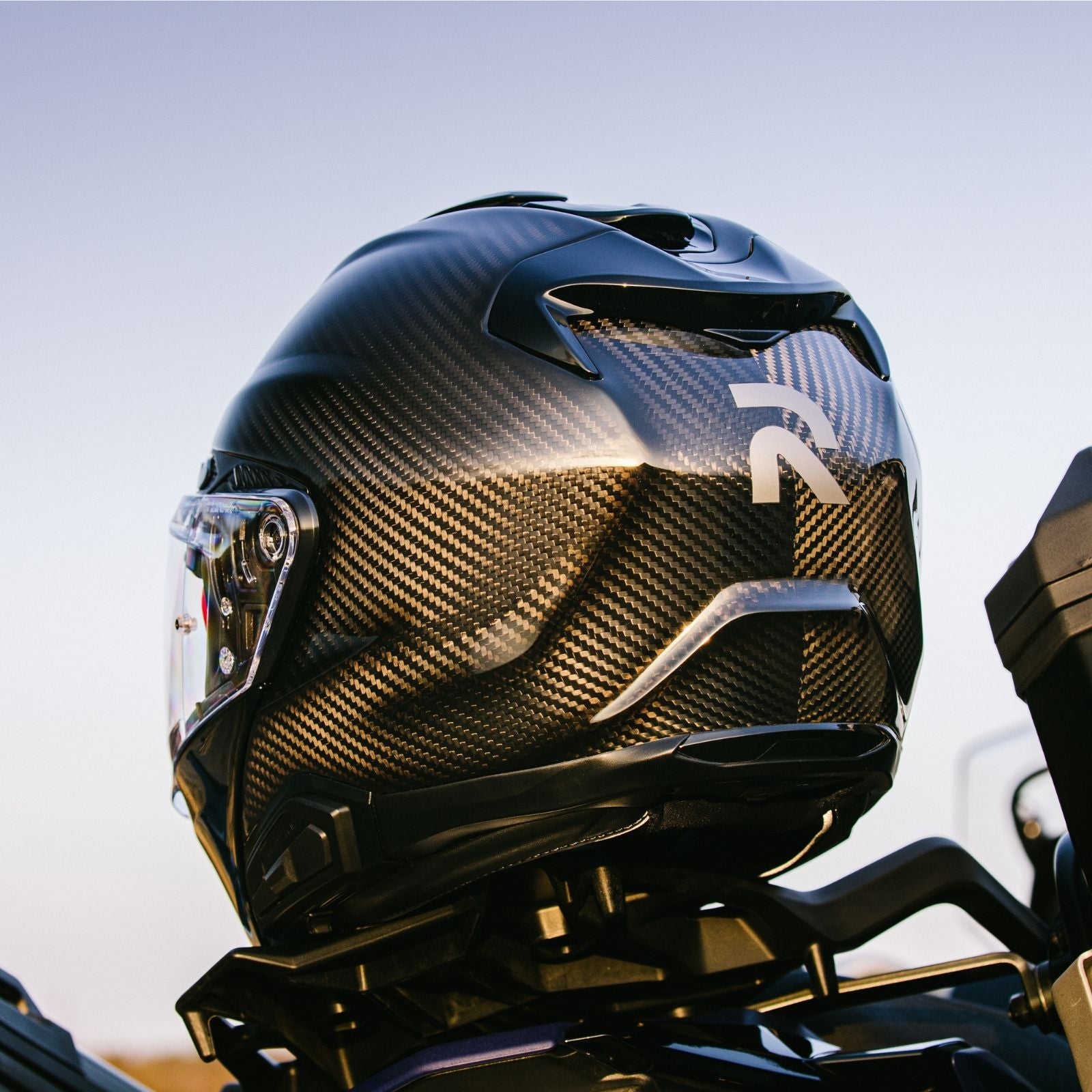 carbon fiber motorcycle modular helmet HJC RPHA 91 Abbes Modular Motorcycle Helmet