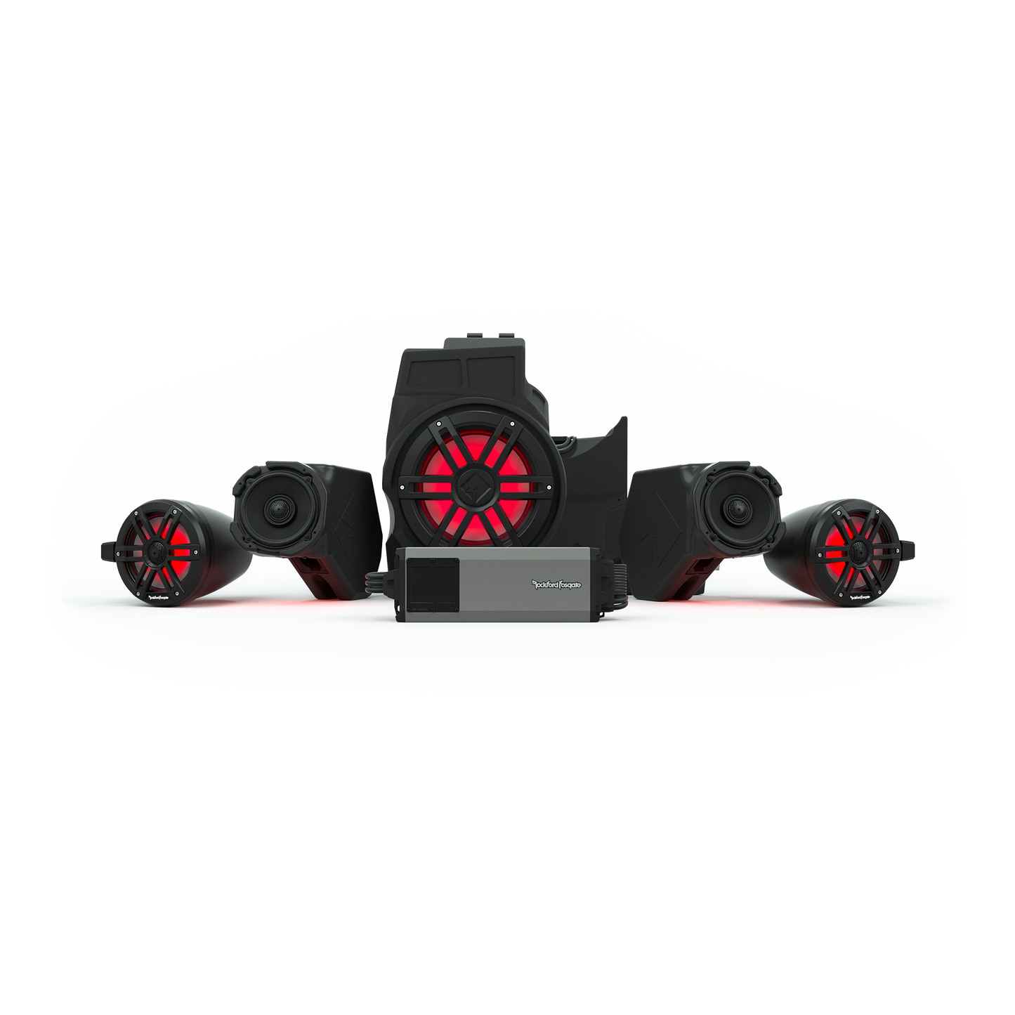 Rockford Fosgate Stage 4 Audio System Polaris RZR Pro XP, Pro R, Turbo R Models with Ride Command 2019+