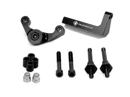 DBK Steering Damper Kit Mount Ducati Hypermotard 2013-2018 - Adventure Parts