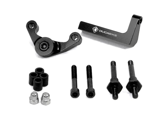 DBK Steering Damper Kit Mount Ducati Hypermotard 2013-2018 - Adventure Parts