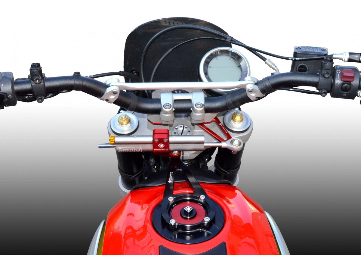 DBK Steering Damper Mount Kit Ducati Scrambler 800 2017-2020 - Adventure Parts