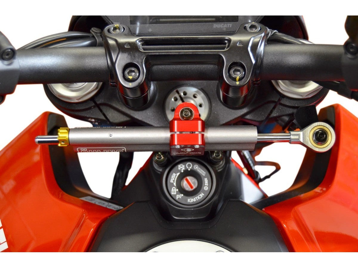 DBK Steering Damper Mount Kit Ducati Hypermotard 950 2019-2025 - Adventure Parts