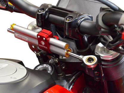 DBK Steering Damper Mount Kit Ducati Hypermotard 950 2019-2025 - Adventure Parts