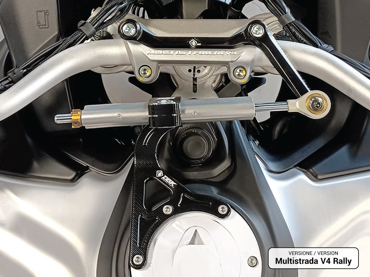DBK Steering Damper Mount Kit Ducati Multistrada V4 2022-2025 - Adventure Parts