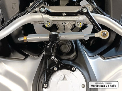 DBK Steering Damper Mount Kit Ducati Multistrada V4 2022-2025 - Adventure Parts