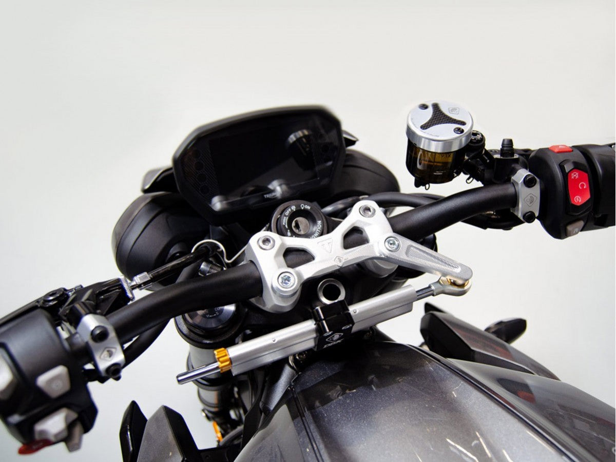 DBK Steering Damper Mount Kit Triumph Street Triple 765 2017-2025 - Adventure Parts