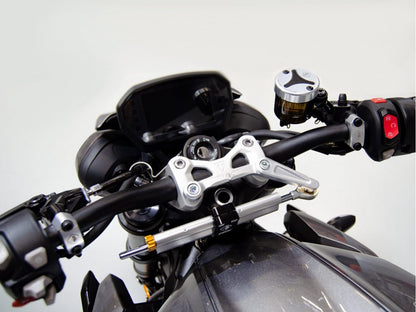 DBK Steering Damper Mount Kit Triumph Street Triple 765 2017-2025 - Adventure Parts