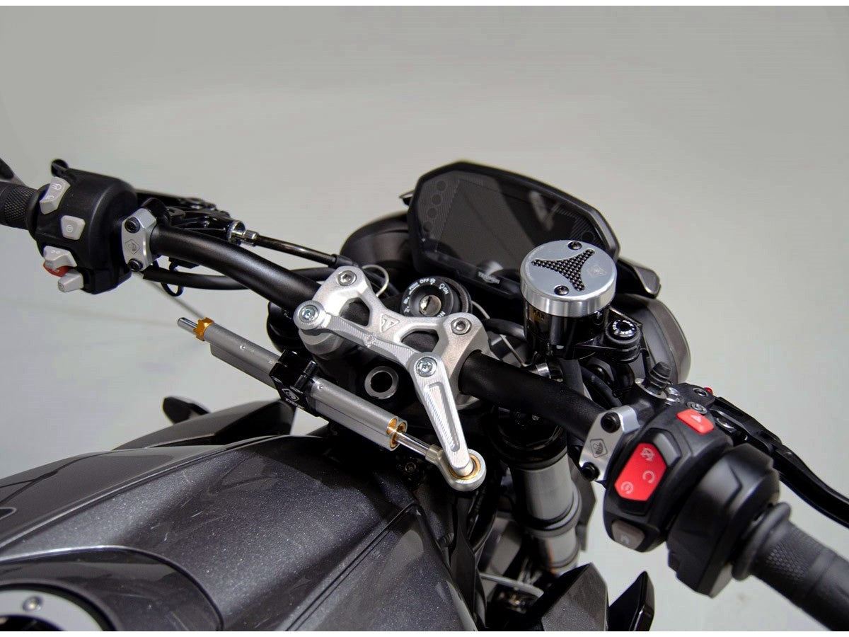 DBK Steering Damper Mount Kit Triumph Street Triple 765 2017-2025 - Adventure Parts