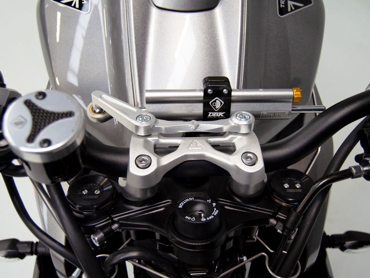 DBK Steering Damper Mount Kit Triumph Street Triple 765 2017-2025 - Adventure Parts