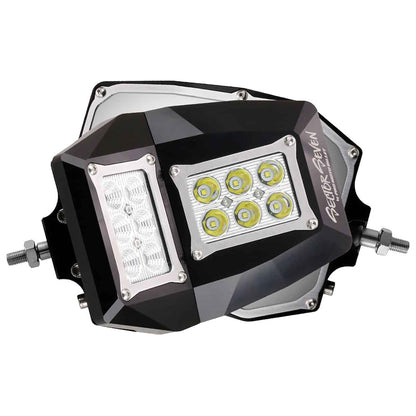 Sector Seven Spectrum LED Light Mirror Kit with Threaded Universal Clamps Segway Villain SX10 E 2023-2025