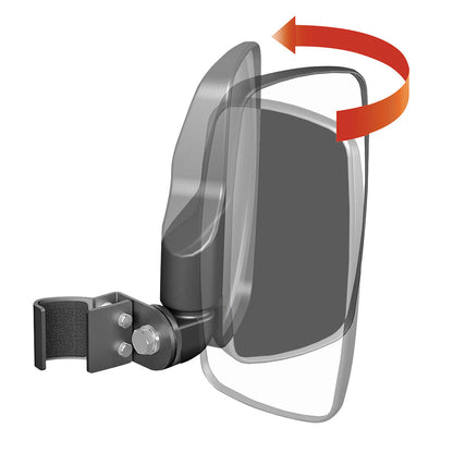 Seizmik Break Away UTV Side View Mirrors Polaris GENERAL 1000 Deluxe EPS 2016-2026