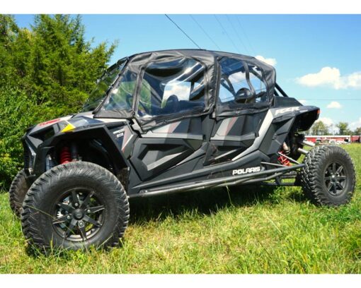 Seizmik Upper Soft Doors with Zipper Polaris RZR 4 Turbo S - Adventure Parts