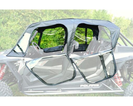Seizmik Upper Soft Doors with Zipper Polaris RZR 4 Turbo S - Adventure Parts