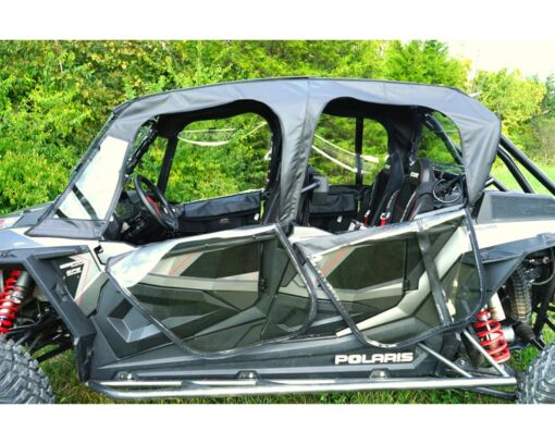 Seizmik Upper Soft Doors with Zipper Polaris RZR 4 Turbo S - Adventure Parts