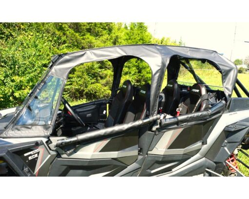 Seizmik Upper Soft Doors with Zipper Polaris RZR 4 Turbo S - Adventure Parts