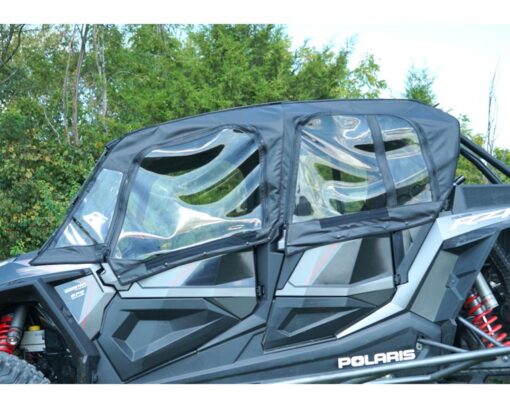 Seizmik Upper Soft Doors with Zipper Polaris RZR 4 Turbo S - Adventure Parts
