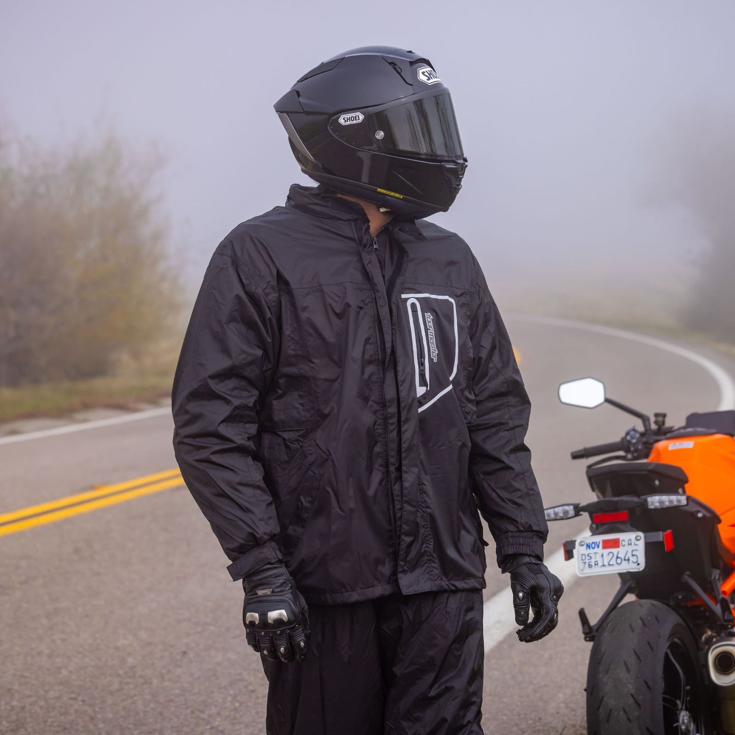 Tourmaster Defender Two-Piece Motorcycle Rainsuit - Adventure Parts