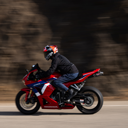 Cortech Men's Slayer Canvas Check Motorcycle Riding Shoes - Adventure Parts