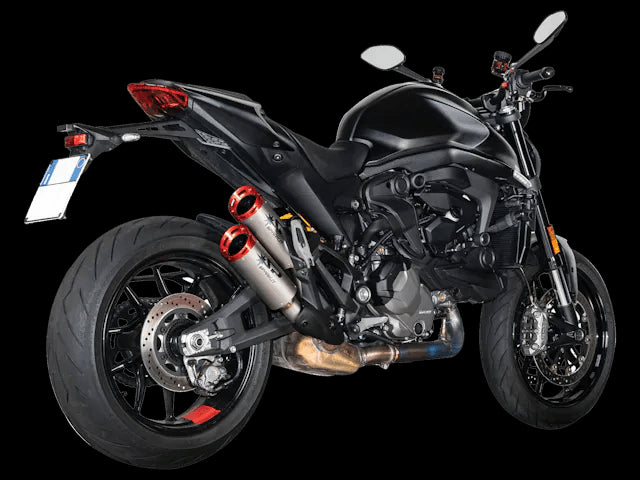 Spark Dual Slip-On Titanium Exhaust System Ducati Monster 937