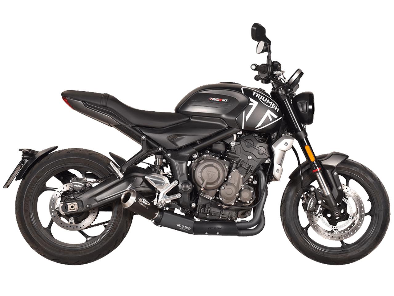 Spark Full Exhaust System Black Edition Euro5 Triumph Trident 660