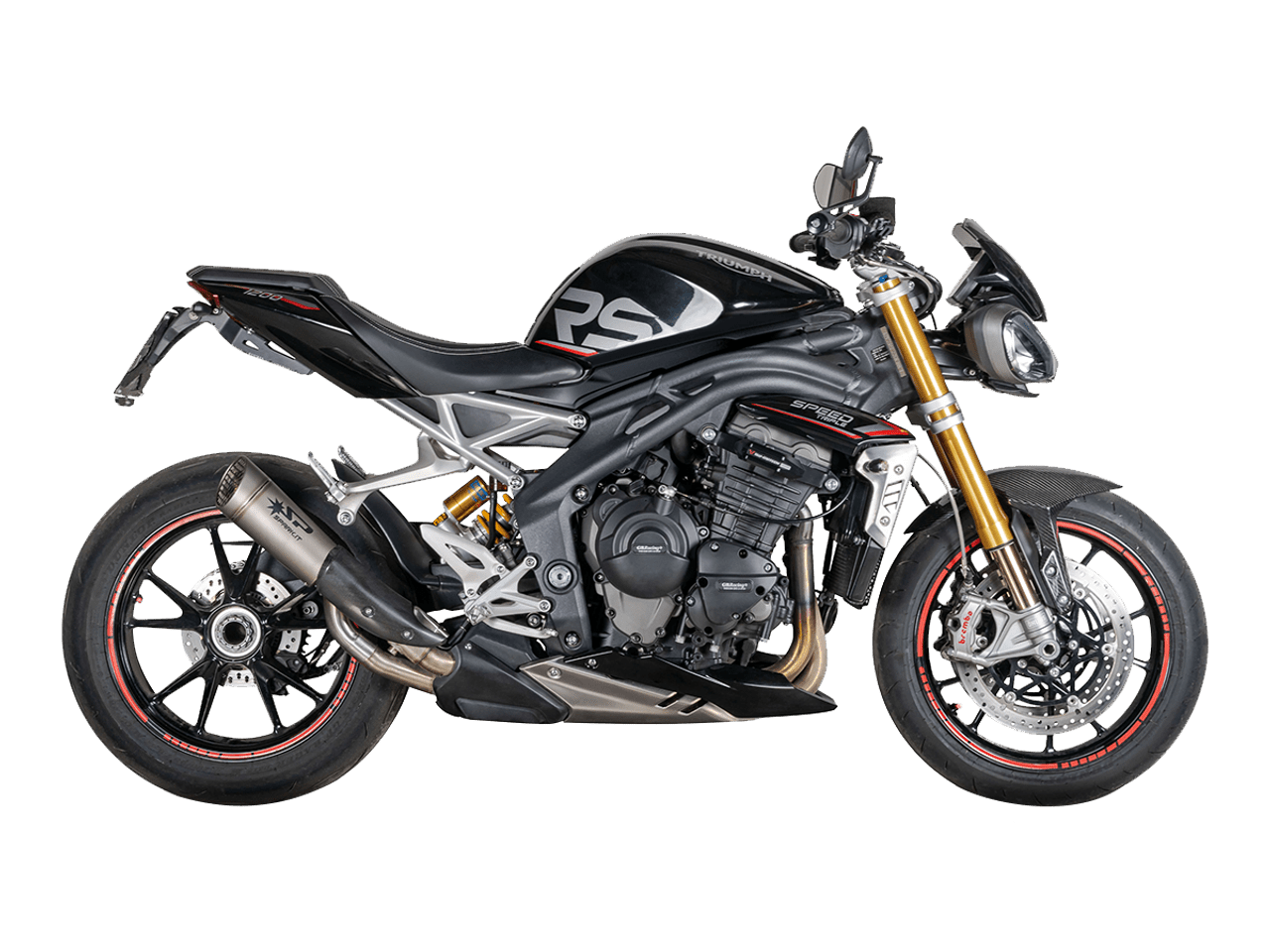 Spark "Grid-O" Slip-On Exhaust Triumph Speed Triple 1200