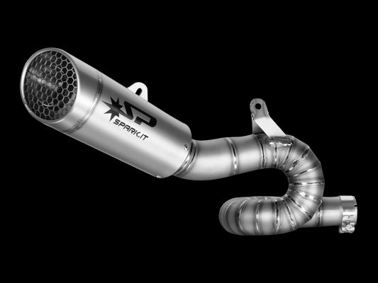 Spark Moto2 "Grid-O" Slip-on Exhaust System Triumph Cat Delete Street Triple 765 R/RS 18-22 - Adventure Parts