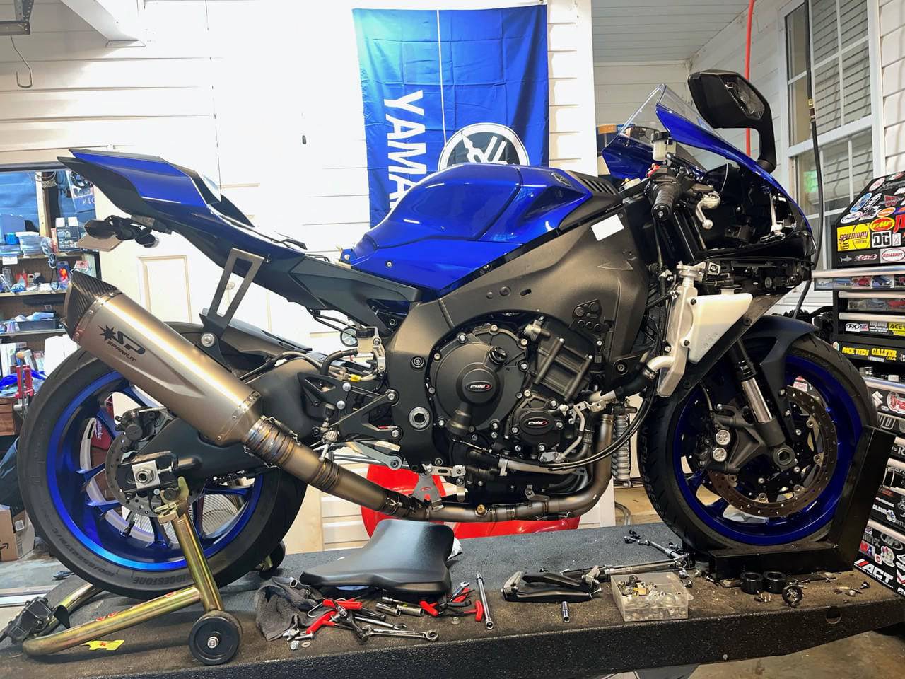 Spark WSBK Evolution Titanium Full Exhaust System Yamaha R1 2015+