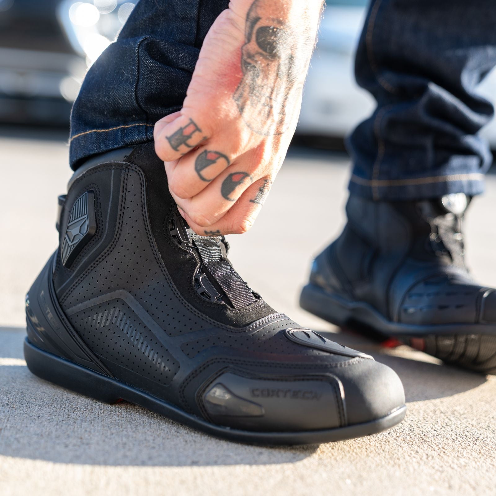 Cortech Men's Sport Lite Motorcycle Boots - Adventure Parts