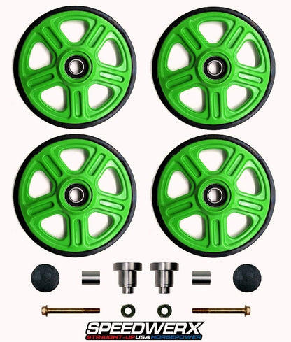 Speedwerx 4th Wheel Tri-Hub Eliminator 137''-141''-153''-162'' Models w/8'' Kit Arctic Cat M/XF/ZR 6000/7000/8000/9000 2012-2018