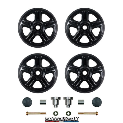Speedwerx 4th Wheel Tri-Hub Eliminator 137''-141''-153''-162'' Models w/8'' Kit Arctic Cat M/XF/ZR 6000/7000/8000/9000 2012-2018