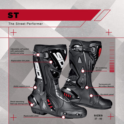SIDI ST Motorcycle Boots - Adventure Parts